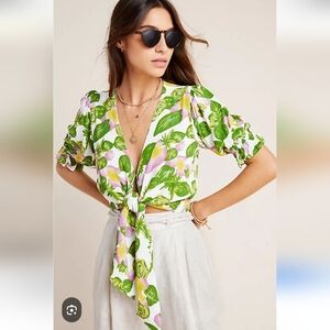 EUC FAITHFULL THE BRAND DINAH TOP IN STEFFY FLORAL PRINT SIZE 4